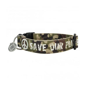 Hundehalsband Camouflage | Save our planet | Sand