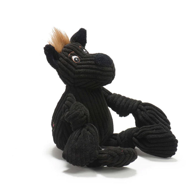 Hundespielzeug | Knotties, schwarzer Hund