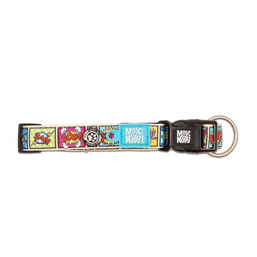 Max & Molly Gotcha! Hundehalsband Mit Smart ID – Gepolstertes Neopren, Wasserdicht, Verstellbar, Größe M
