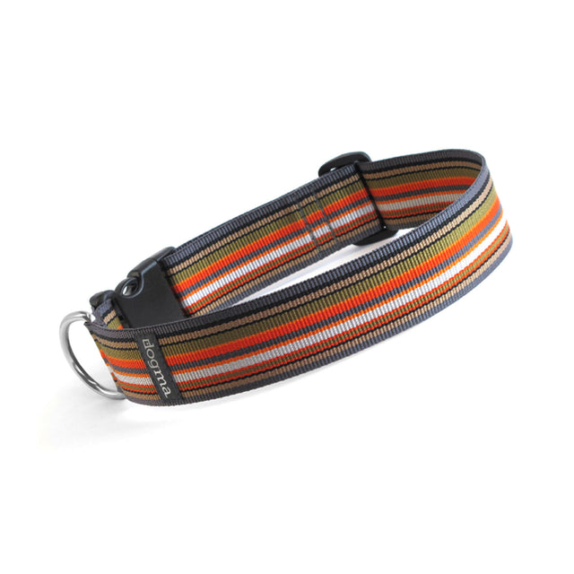 Hundehalsband Stripes 40 | Graubunt