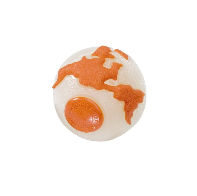 Hundespielzeug Orbee-Tuff® | Planet Ball, Glow-Orange